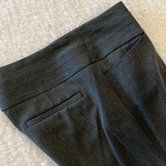 Express Editor Womens Career Pants Straight Leg Grey Size 2R, 32” insea… - Picture 2 of 8